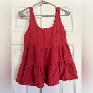 American Eagle Ruffle Tank Top